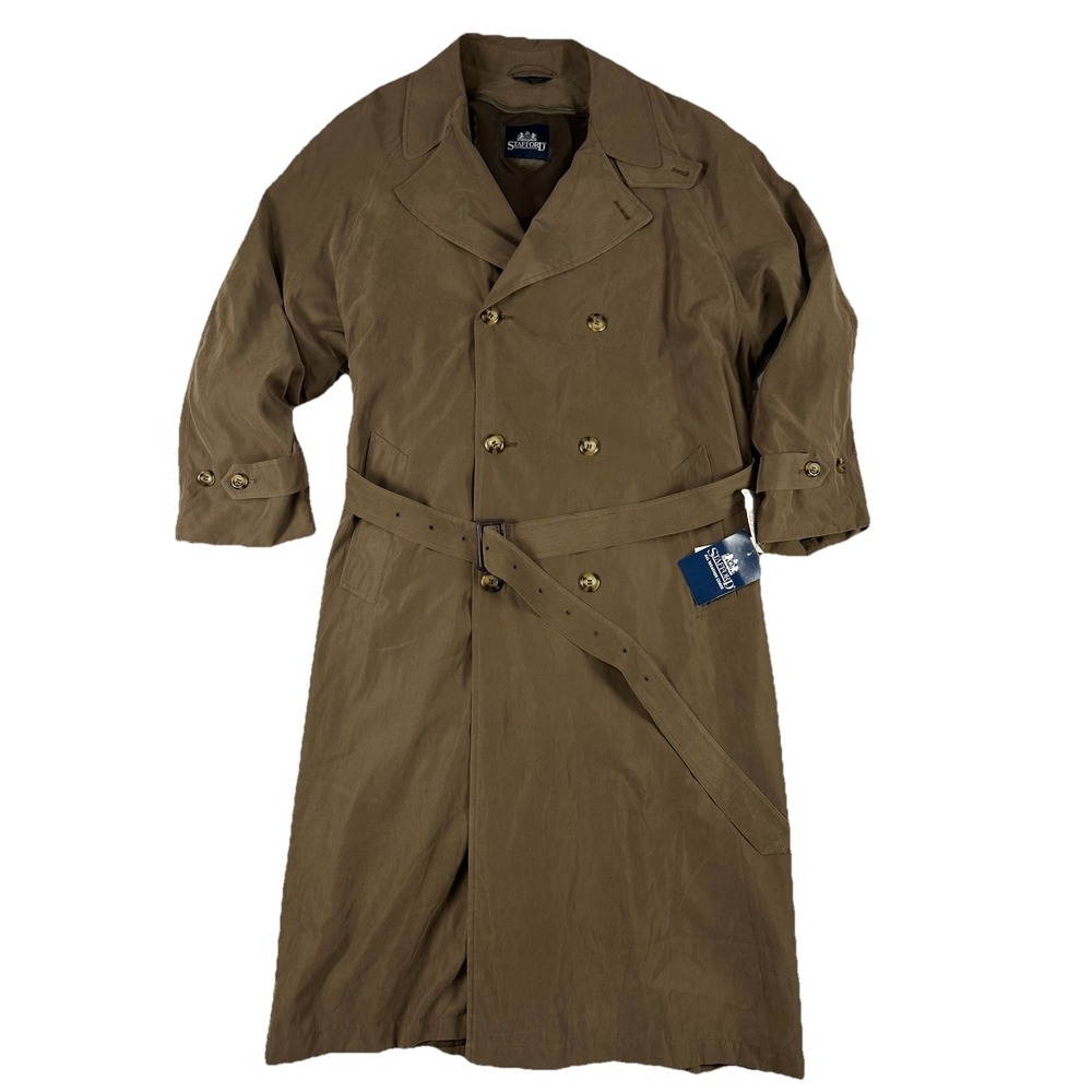 SMITH Men's Brown Trench Coat